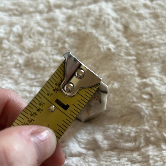 Crazy Lace Agate 6 sided crystal tower 3.5” x 7/8” - Picture 3 of 3